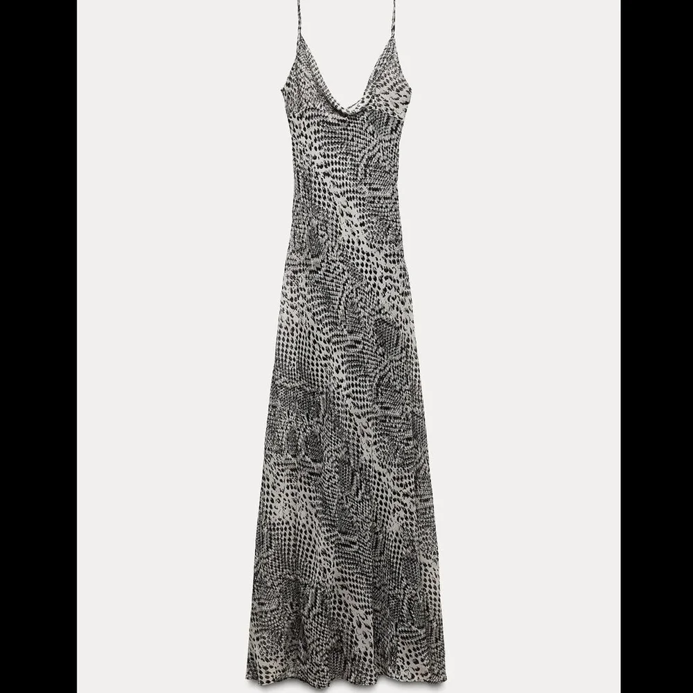 ZARA ZARA LONG ANIMAL PRINT MAXI DRESS - SIZE XS - BRAND NEW WITH TAG - Picture 4 of 8